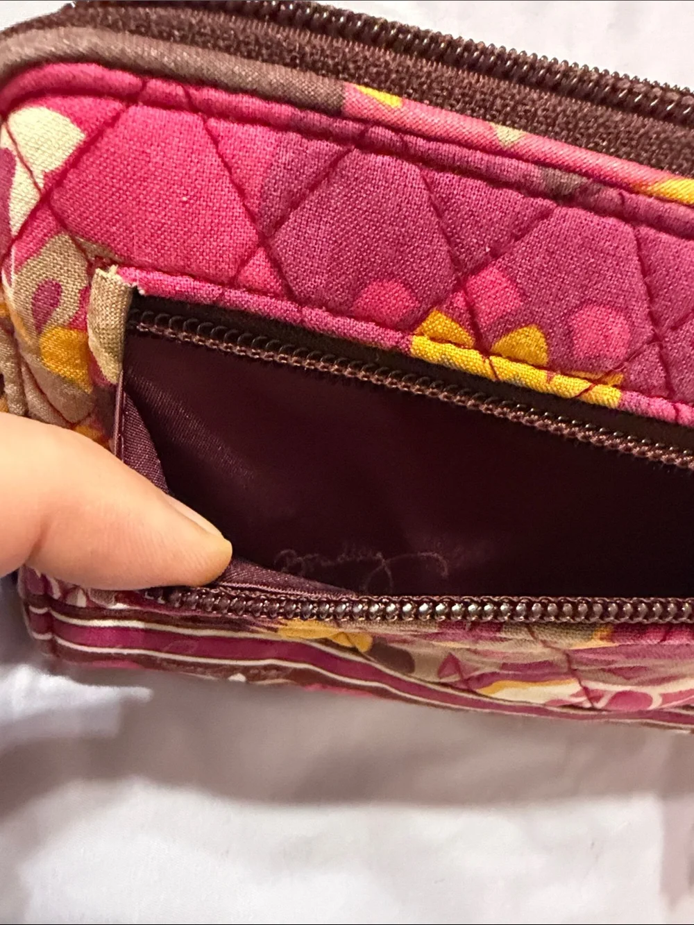Vera Bradley “Carnaby”Quilted Wristlet Wallet